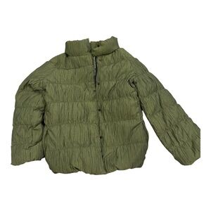 Women’s Olive Green Puffer Jacket
